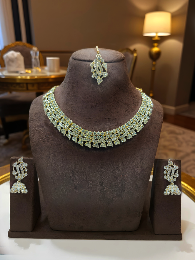 Light-Lekar "Gold and silver Plated Necklace Set